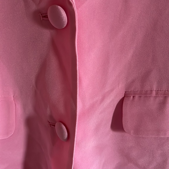 CAMI NYC Owen Linen Blazer in Candy Candy Women's Pink Blazer Size Smalll - Picture 5 of 8